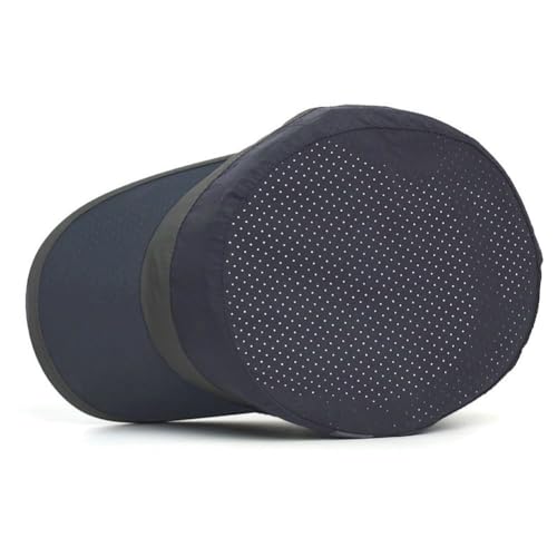 FASHIXD Mesh Military Hat for Men Summer Army Cap Quick Qry Short Bill Hat Cadet Caps - color: Navy Blue