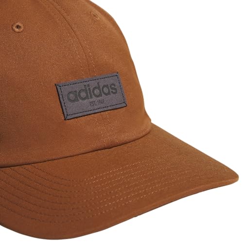 adidas Men's Court Relaxed Hat - color: Dusky Bronze Brown/Grey Five/Black