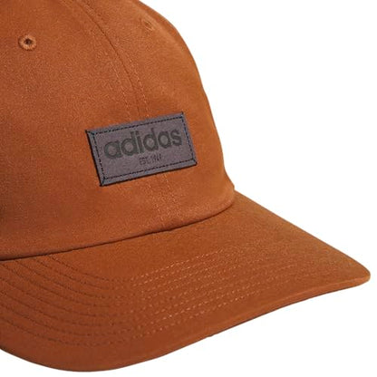 adidas Men's Court Relaxed Hat - color: Dusky Bronze Brown/Grey Five/Black