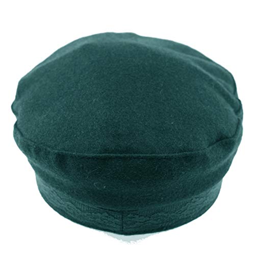 EPOCH Men's Greek Fisherman Sailor Fiddler Winter Wool Driver Hat Flat Cap - color: Teal, size: Small-Medium