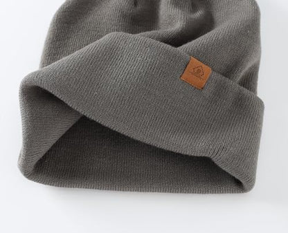 Home Prefer Mens Winter Hats Acrylic Knit Cuff Beanie Cap Warm Womens Beanie Hat - color: Grey