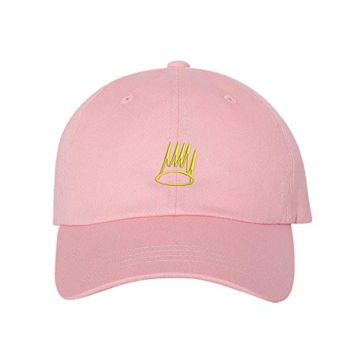 Born a Sinner Baseball Cap - Dad Hat - Sinner Crown Hats - color: Light Pink