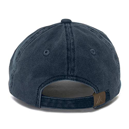 Airplane Baseball Hat, Embroidered Dad Cap, Unstructured Soft Cotton, Adjustable Strap Back (Multiple Colors) - color: Pigment Navy