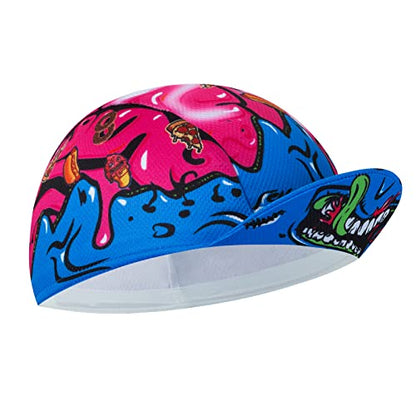 Funny Cycling Cap - Men and Women Cycling Hat-Under Helmet Bike Cap One Size - color: 23maya10