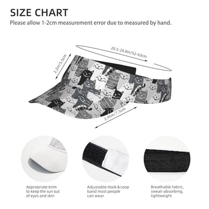 Panda Sports Sun Visor Hats for Women Men - color: 4
