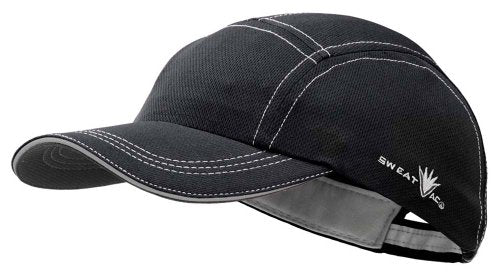 Unisex Adjustable Running/Cyclng/Active Performance Race Hat - color: Black/White