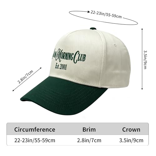 Funky Vintage Canvas Snapback Hat - Adjustable Tone Cap for Men Women - Put It On My, Cowboy, Girl Dad, Funny - color: Slow Morning Club