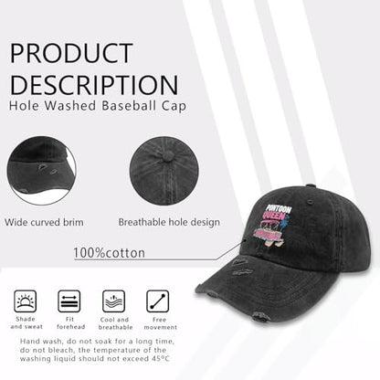 Pontoon Queen Hat Women Funny Baseball Cap Funny Gifts for Women