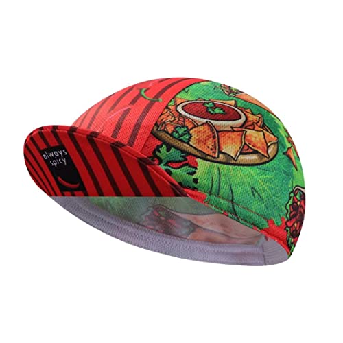 Funny Cycling Cap - Polyester Cycling Hat-Under Helmet - Cycling Helmet Liner Breathable&Sweat Uptake - color: F6