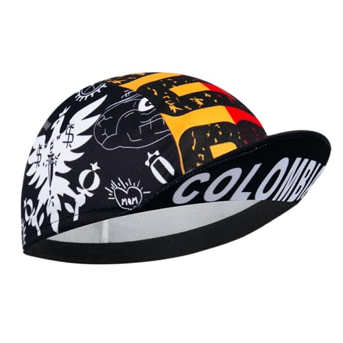 Cycling Cap with Sun Visor, Lightweight Polyester Bike Hat for Men & Women - color: Ck26