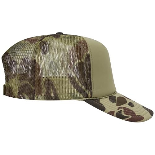 BROTHER TRUCKERS Choosin' Texas Distressed Mesh Back Hat - color: Green Camo