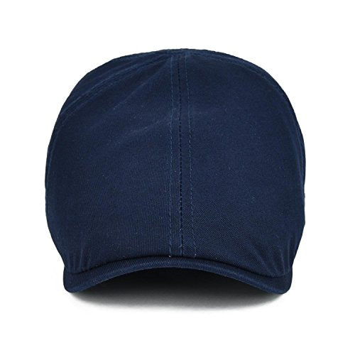 VOBOOM Cotton Flat Cabbie Hat Gatsby Ivy Irish Hunting Newsboy Cap - color: Navy