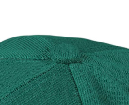 TK Flex Blank Hats, Adjustable Plain Hats, Casual Women's and Men's Hats, Baseball Caps for Patches and Embroidery, 12 Pack - color: Hunter Green