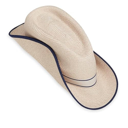 Wallaroo Sterling Fedora Hat (Mixed Camel, Large/XL) – UPF 50+ Flexi-Weave Sun Protection | 3-Inch Brim | Packable Adjustable Fit | Great for Outdoor Events, Vacations, Everyday Style