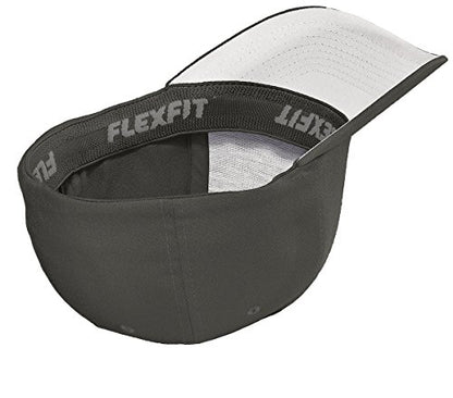 Spartan Skull Warrior Helmet Molon Labe/ΜΟΛΩΝ ΛΑΒΕ - Come and Take Embroidered Flex Fitted Baseball Hat - color: Dark Grey, size: Small-Medium
