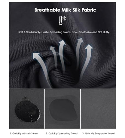 Ski Mask Balaclava Motorcycle Summer Face Mask Shiesty Mask for Men Women - color: A Black + Black