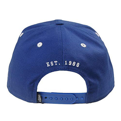 RIOREX Hip hop caps Fashion Animal Embroidery Baseball Cap for Men Adjustable Leather Belt Strapback Baseball Cap - color: Blue(mc)