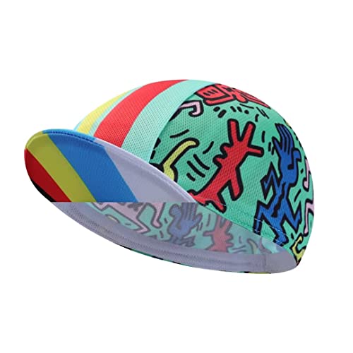 Funny Cycling Cap - Polyester Cartoon Cycling Hat-Under Helmet - Cycling Helmet Liner Breathable&Sweat Uptake - color: G24