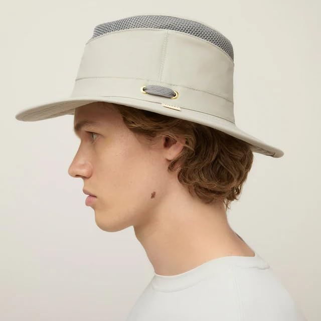 Tilley Womens Ltm5 Airflo Medium Brim Recycled Sun Hat, Olive, 7.75 US - color: Rockface, size: Small