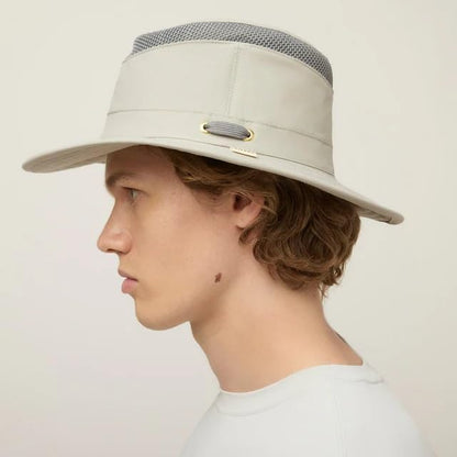 Tilley Womens Ltm5 Airflo Medium Brim Recycled Sun Hat, Olive, 7.75 US - color: Rockface, size: Medium