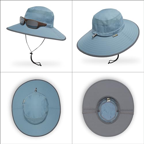 Sunday Afternoons Latitude Hat UPF 50+ Outdoor Sun Hat, Unisex - color: Quarry, size: Medium