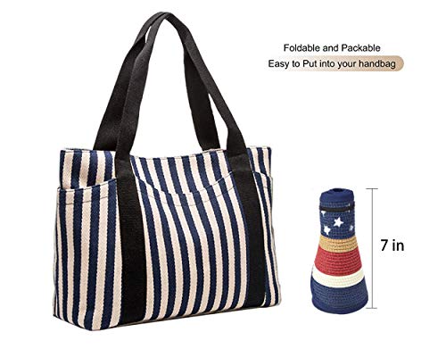 Women Sun Visors Foldable Straw Hats Summer Beach Packable Hat Floppy Wide Brim Cap Deep Style, Adjustable Size - color: American Classic