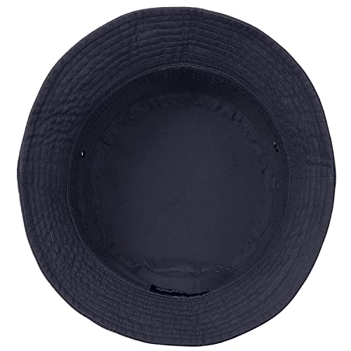Falari Men Women Unisex Cotton Bucket Hat 100% Cotton Packable for Travel Fishing Hunting Summer Camp - color: Charcoal, size: Small-Medium