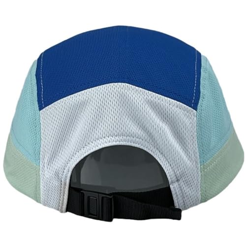 FASHIXD 5 Panel Hats for Men Baseball Cap Outdoor Sports Running Cap - color: Grey/Bule