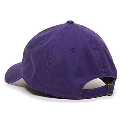 Pigeon Baseball Cap Embroidered Cotton Adjustable Dad Hat - color: Purple