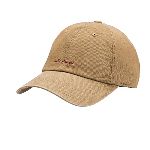 Croogo Unstructured Soft Baseball Cap Unisex 6 Panel Low Profile Dad Hat Adjustable Polo Trucker Hat Sun Cap for Daily Wear - color: Bc10-blue