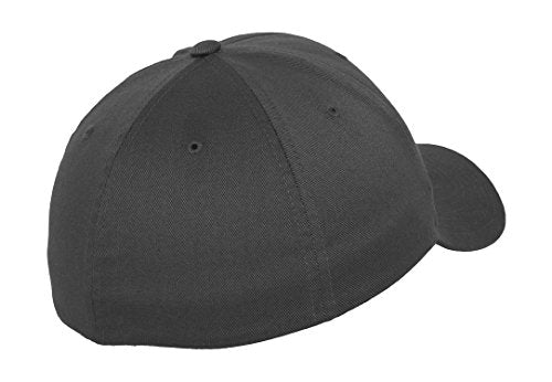 Flexfit Men's Athletic Baseball Fitted Cap - color: Gray, size: Small-Medium