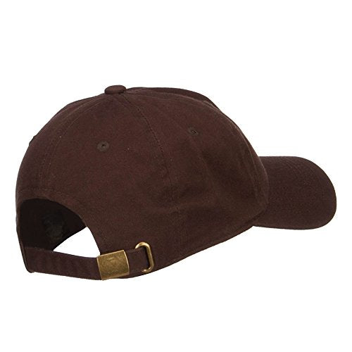 Nissi Unstructured Cotton Twill Washed Cap - color: Brown