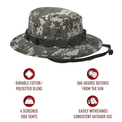 Rothco mens Boonie - color: Subdued Urban Digital Camo, size: 7 3/4