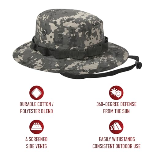 Rothco mens Boonie - color: Subdued Urban Digital Camo, size: 7 1/4