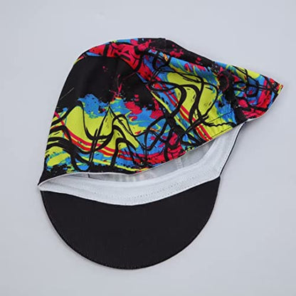 Cycling Cap - Polyester Road Cycling Hat-Under Helmet - Cycling Helmet Liner Breathable&Sweat Uptake - color: 2