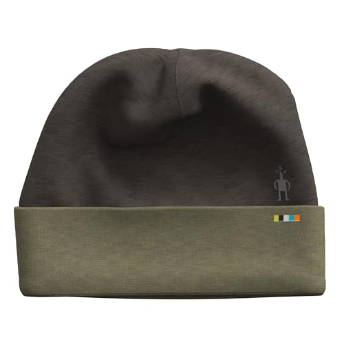 SmartWool Unisex Adult Thermal Merino Reversible Cuffed Beanie - color: North Woods Heather