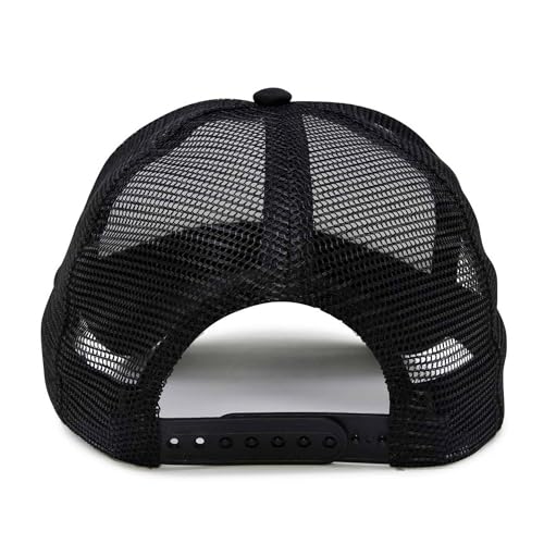 DALIX Two Tone Trucker Hat Summer Mesh Cap with Adjustable Snapback Strap - color: Black, size: One Size