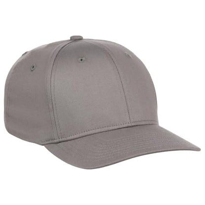 Lids Blank All Star Classic Structured Stretch Fitted Baseball Cap – Curved Bill Hat for Men and Women - color: Charcoal, size: Large-X-Large