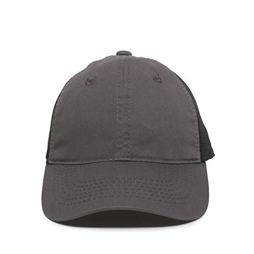 Outdoor Cap Garment Washed Meshback Cap - color: Charcoal/Black