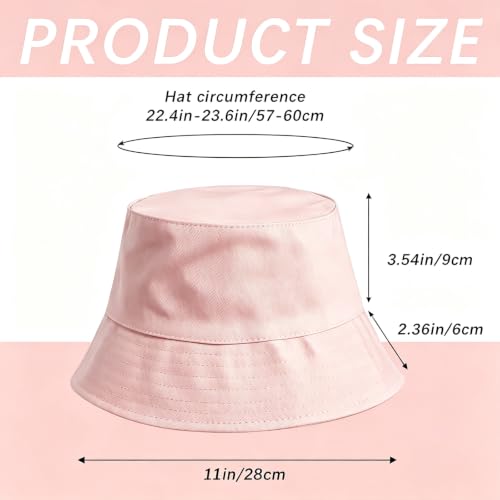 Colorful Bucket Hat - color: Pink