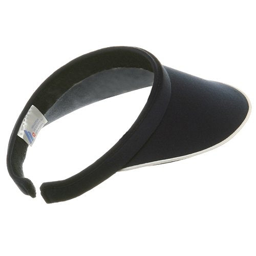 Piping Clip On Visor - color: Navy
