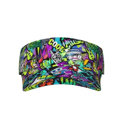 Gianlaima Funny Golf Sun Visor Hat for Women Men - color: Black38