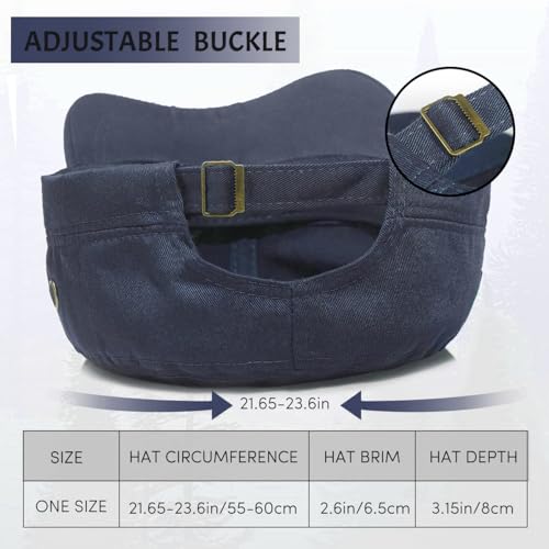 Unisex Classic Cadet Army Hat Flat Top Baseball Cap Military Hats - color: Navy