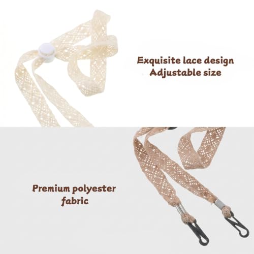 2 PCS Hat Straps for Wind, Adjustable Hat Strap Clips