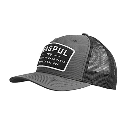 Magpul Trucker Hat Snap Back Baseball Cap, One Size Fits Most - color: Go Bang Charcoal/Black