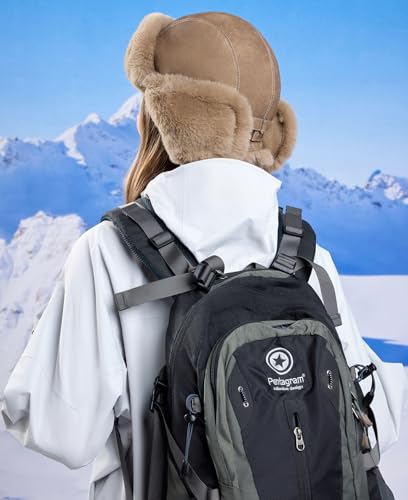 Women Winter Trapper Hat Ushanka Warm Sherpa Beanie Knit Ear Flap - color: Brown