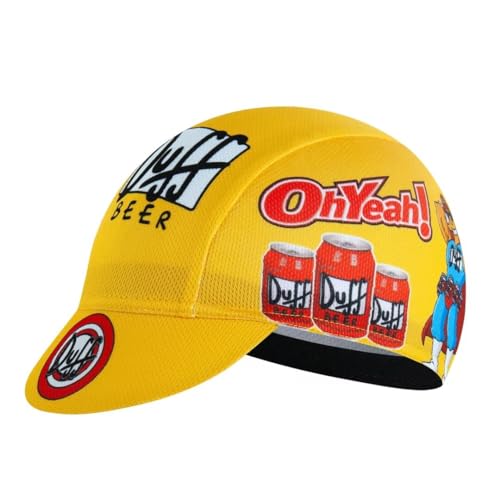 Cycling Cap for Man and Woman Cycling Hat Under Helmet-Polyester Breathable Sweat Absorbent - color: Bee-15