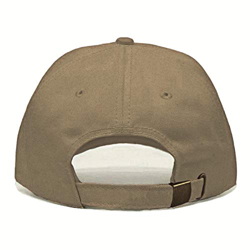 Airplane Baseball Hat, Embroidered Dad Cap, Unstructured Soft Cotton, Adjustable Strap Back (Multiple Colors) - color: Khaki