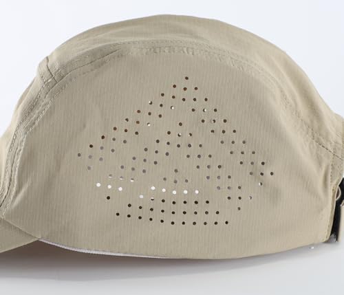 Home Prefer Mens Womens UPF50+ Quick Dry Sun Hat Lite UV Protection Hat Baseball Caps Golf Cycling Fishing Sports Running Hat - color: Khaki