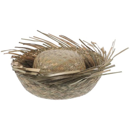 Wide Brim Woven Sun Hat Beach Straw Crochet Hat